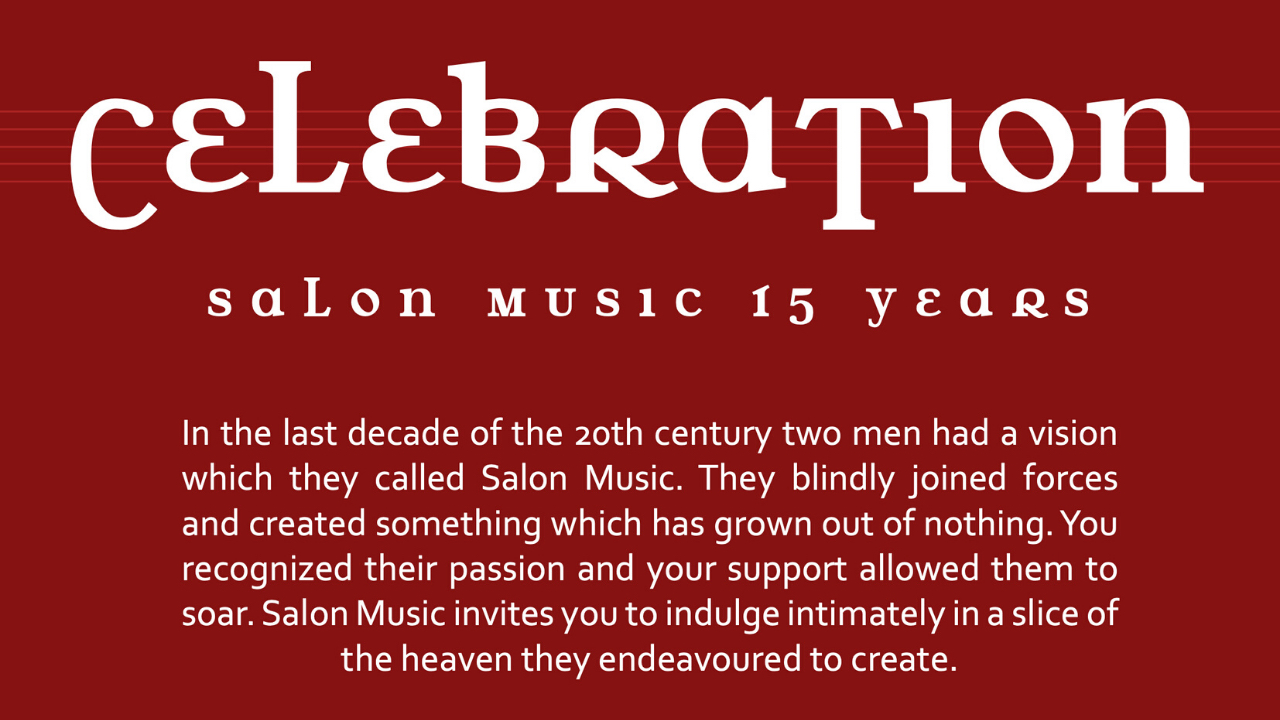 Celebration of Salon Music Thumbnail